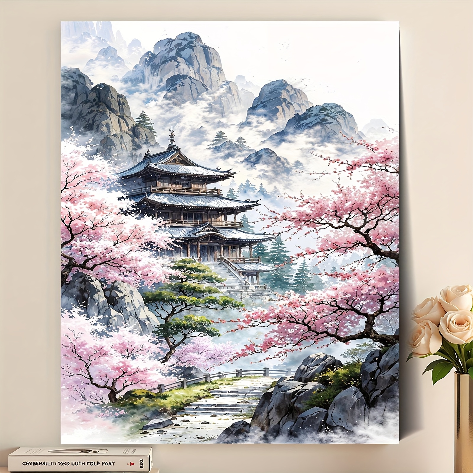 Japanese Lifestyle Movie - Oil Painting By Numbers Japanese-style Ancient