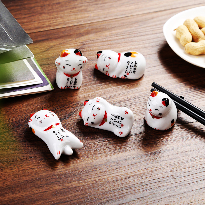 Chopstick Rest Ceramic - 1Pcs Cute Cat Ceramic Chopsticks Holder