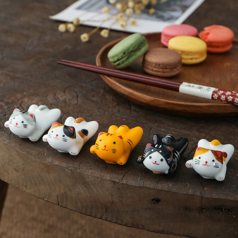 Flying Cat Ceramic Chopstick R - Chopstick Rest Ceramic のレビューと価格
