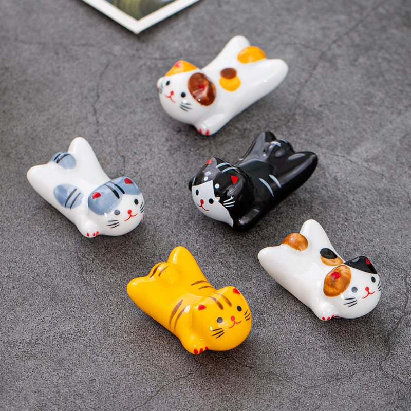 Flying Cat Ceramic Chopstick R - Chopstick Rest Ceramic のレビューと価格