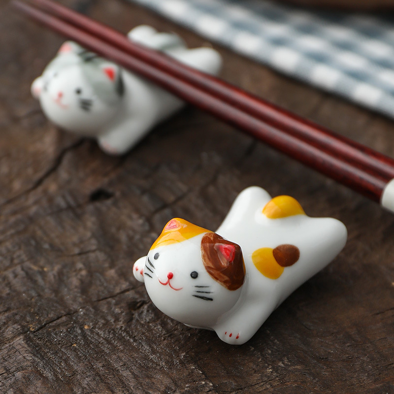 Flying Cat Ceramic Chopstick R - Chopstick Rest Ceramic のレビューと価格