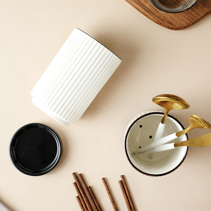 Kitchen ceramic tube drain cho - Chopstick Rest Ceramic のレビューと価格