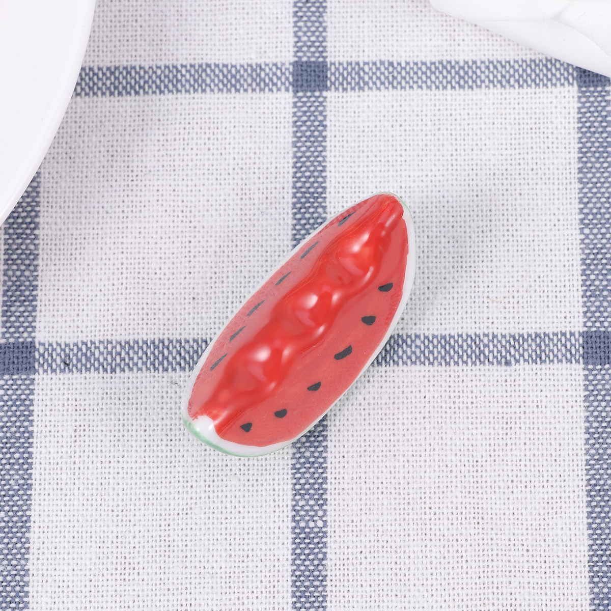 6Pcs Watermelon Shaped Ceramic - Chopstick Rest Ceramic のレビューと価格