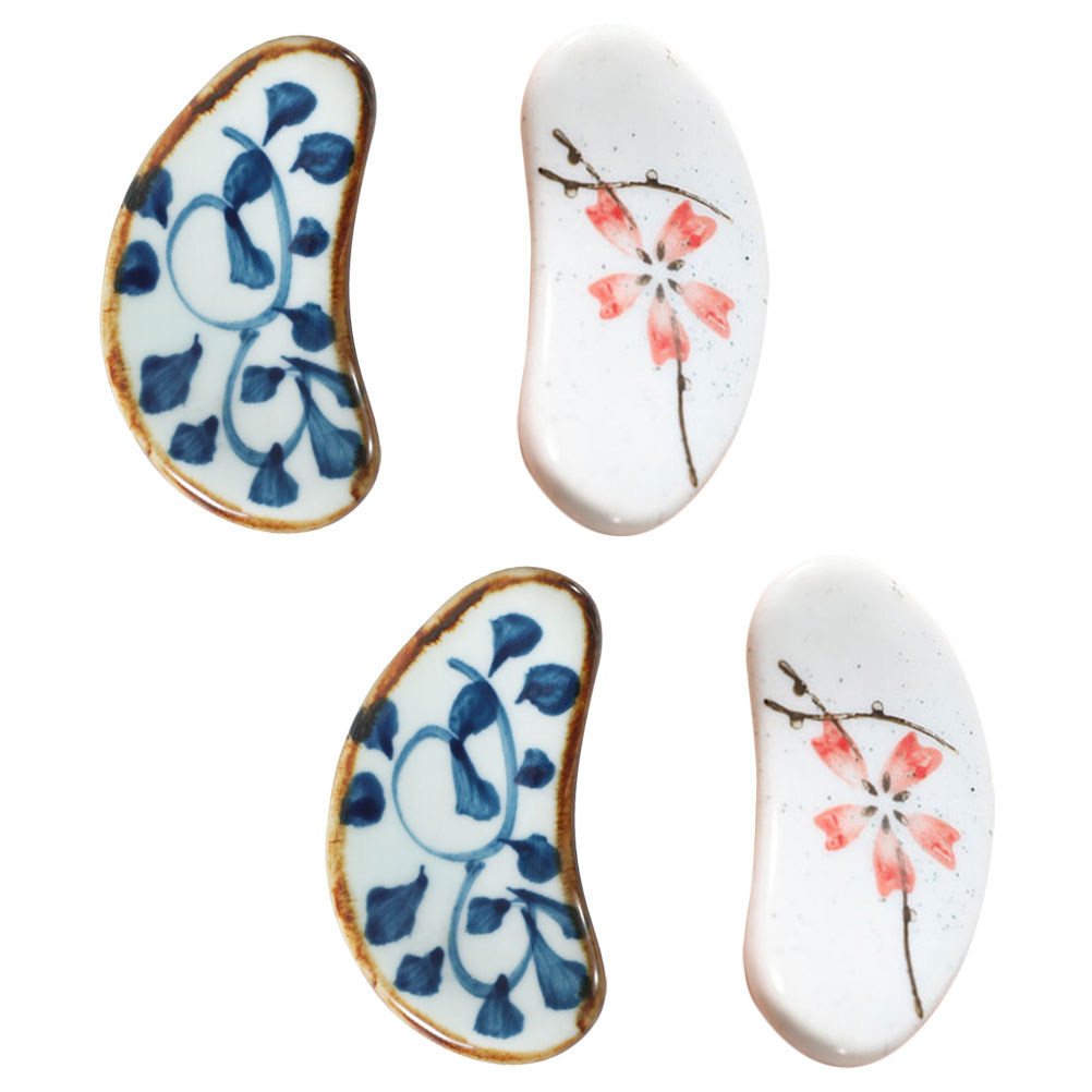 4Pcs Household Chopstick Racks - Chopstick Rest Ceramic のレビューと価格