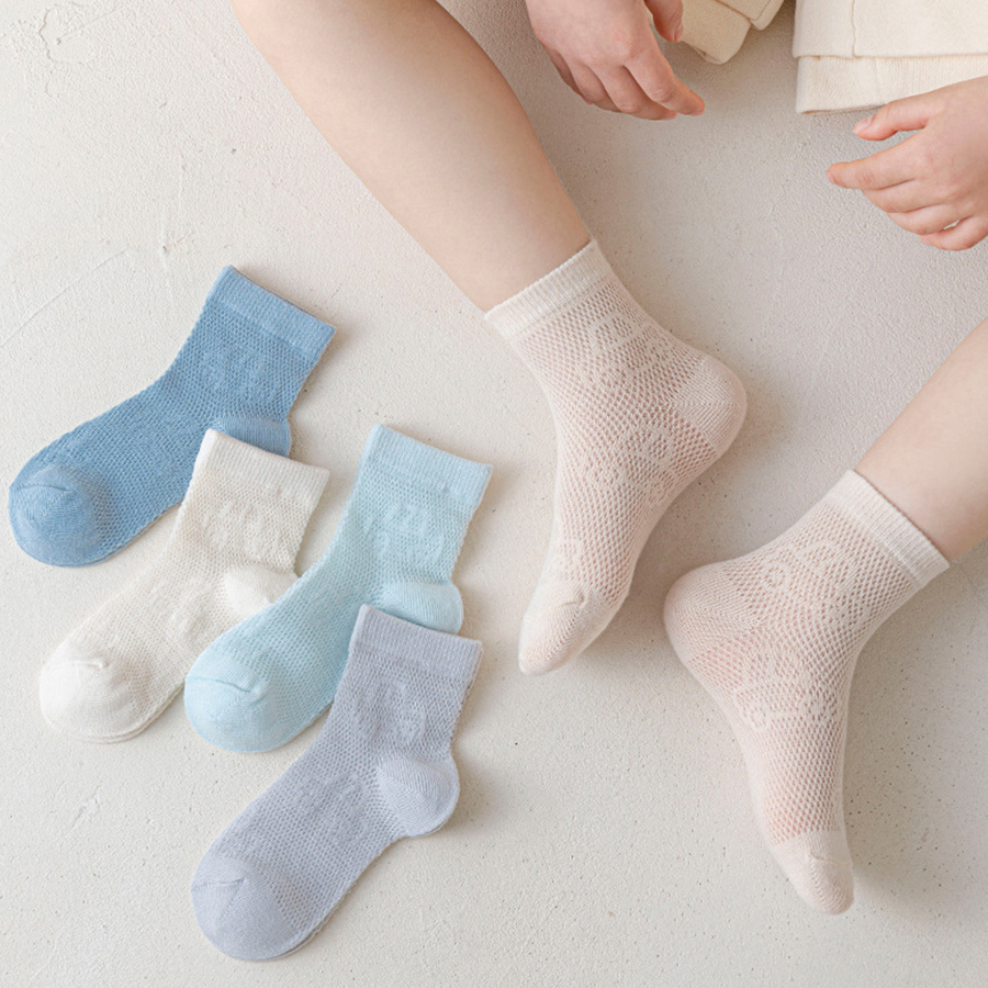 5 Pairs of Kidsren's Socks Pur - Japanese Girl Lifestyle のレビューと価格