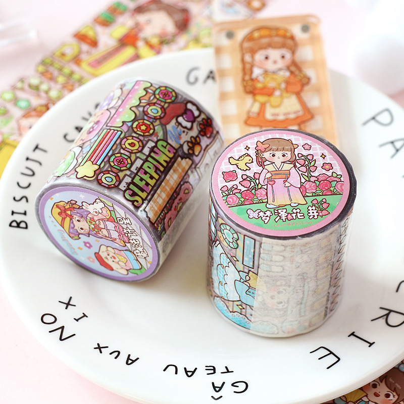 TIANZI 50mmx5m Scrapbooking St - Japanese Girl Lifestyle のレビューと価格