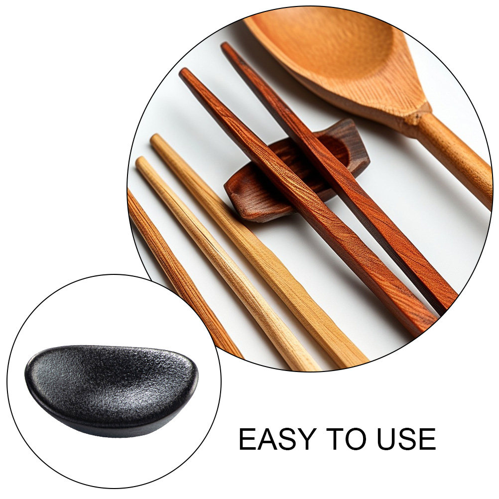 2Pcs Smooth Surface Ceramic Ch - Chopstick Rest Ceramic のレビューと価格