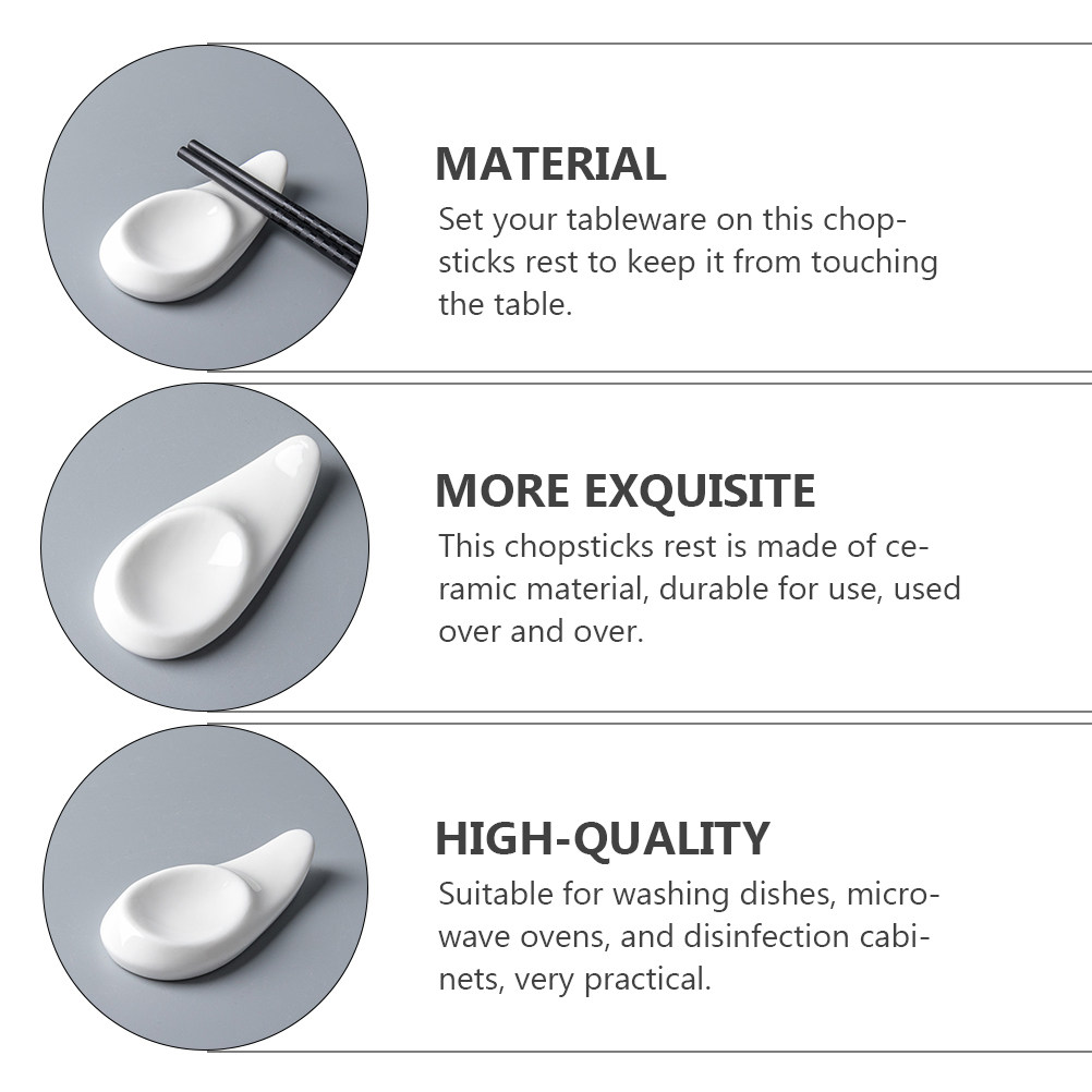 4Pcs Delicate Ceramic Chopstic - Chopstick Rest Ceramic のレビューと価格