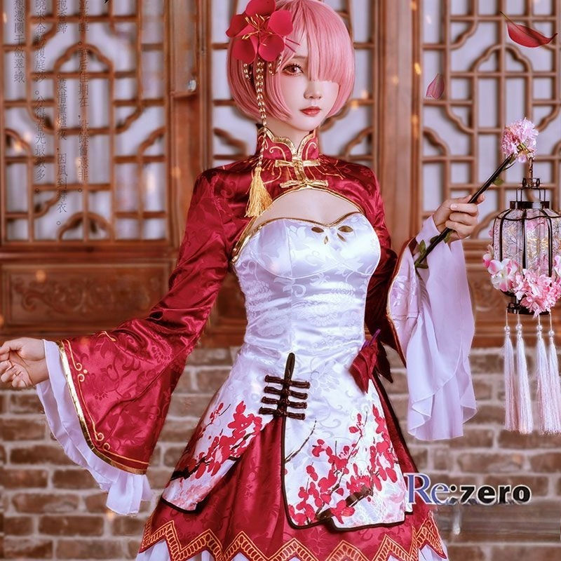 Rem Ram Cosplay Cheongsam Anim - Japanese Girl Lifestyle のレビューと価格