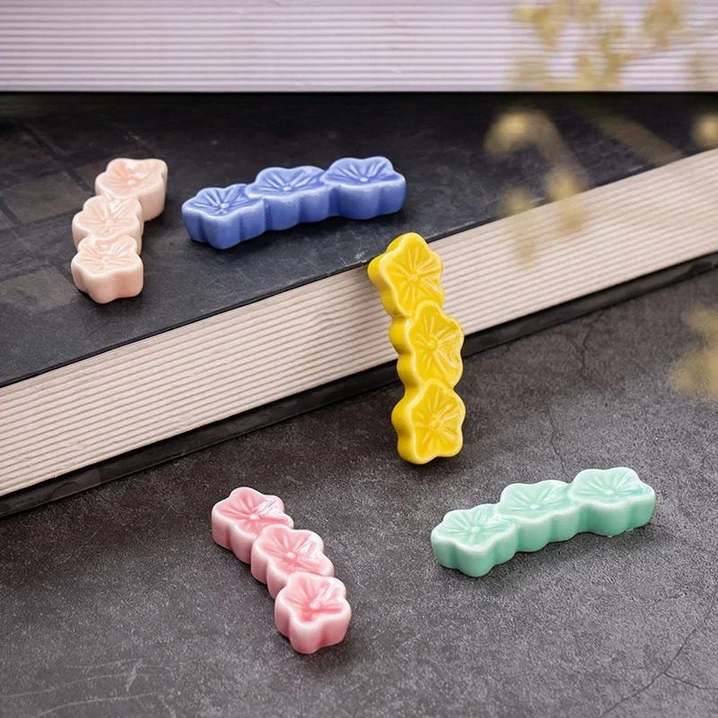1PC Ceramic Sakura Blossoms Ch - Chopstick Rest Ceramic のレビューと価格