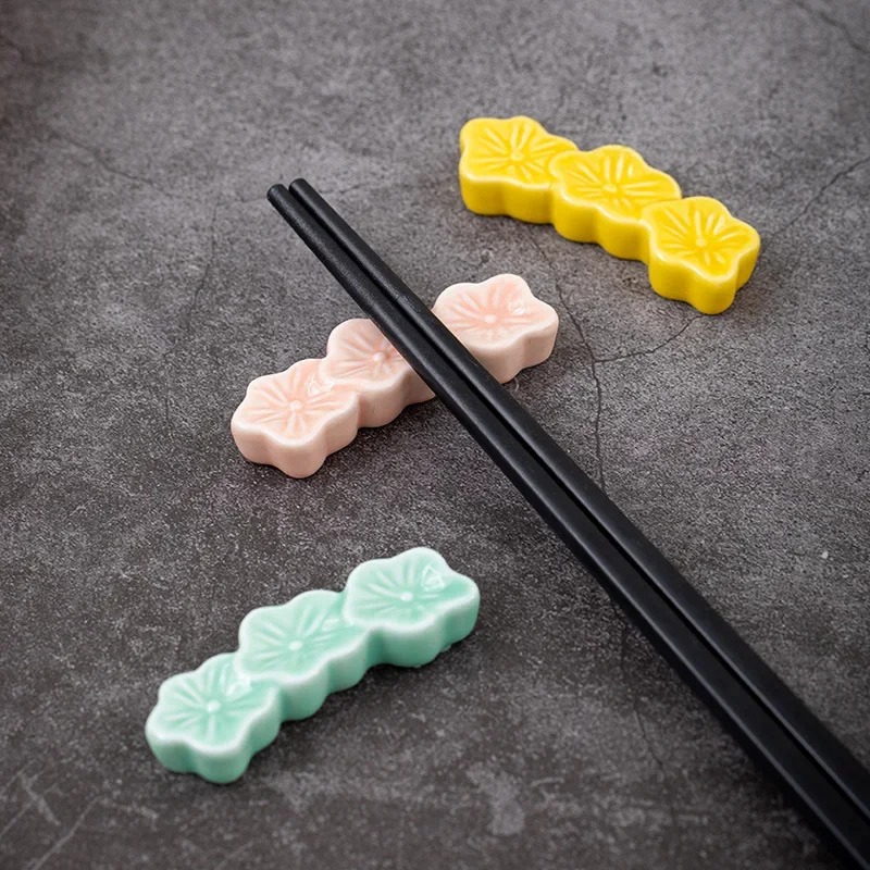 1PC Ceramic Sakura Blossoms Ch - Chopstick Rest Ceramic のレビューと価格
