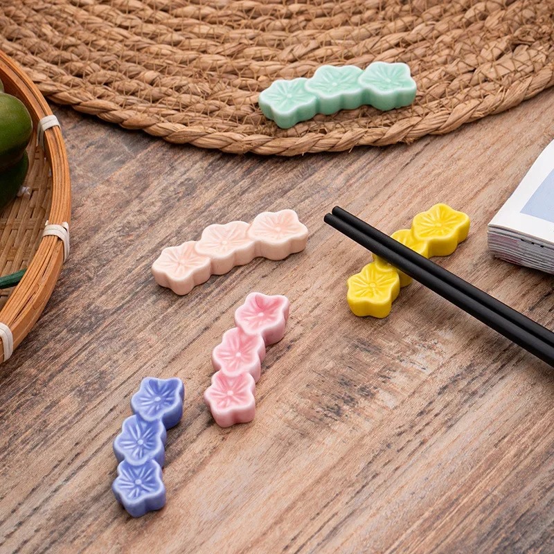 1PC Ceramic Sakura Blossoms Ch - Chopstick Rest Ceramic のレビューと価格