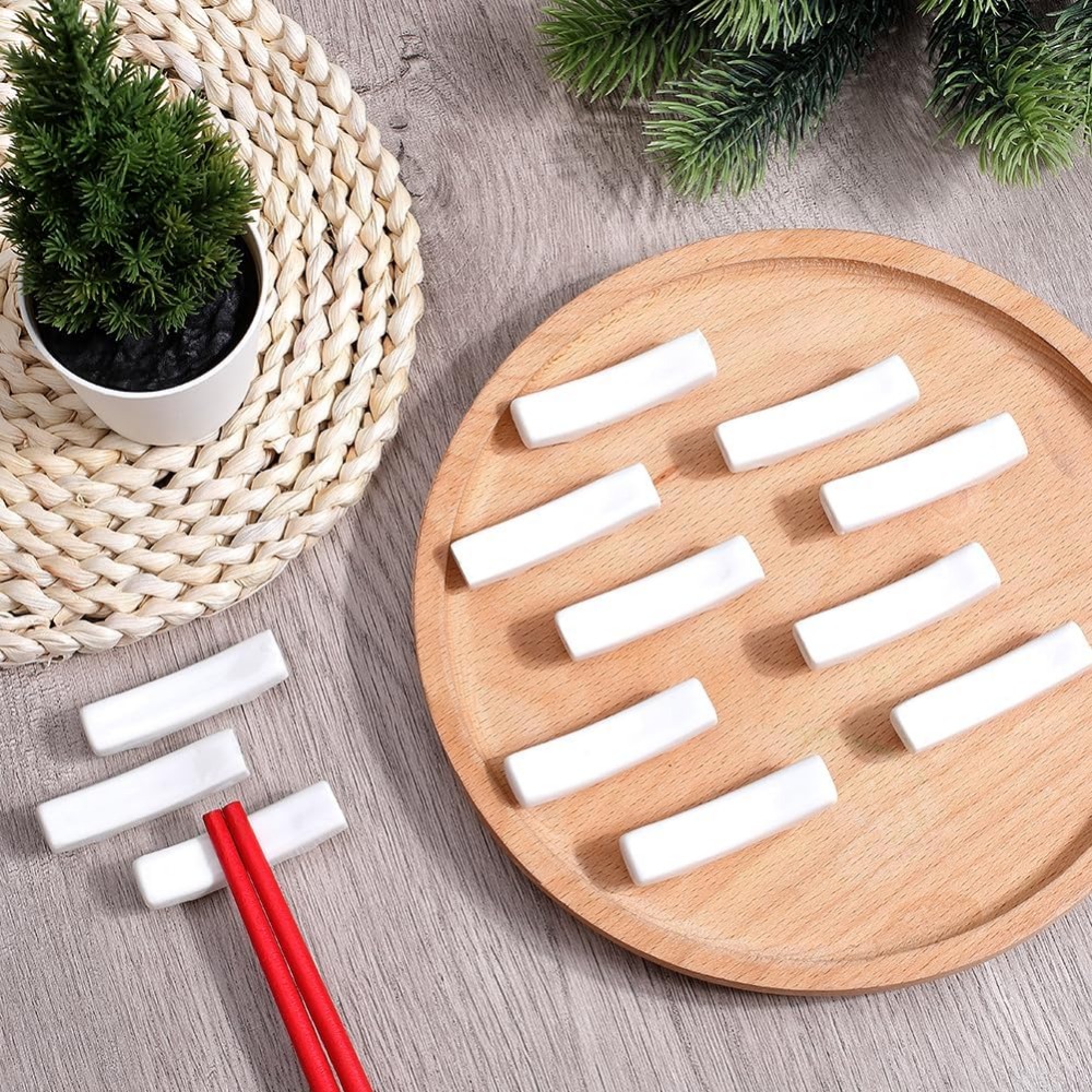 12Pcs Chopstick Rest White Jap - Chopstick Rest Ceramic のレビューと価格