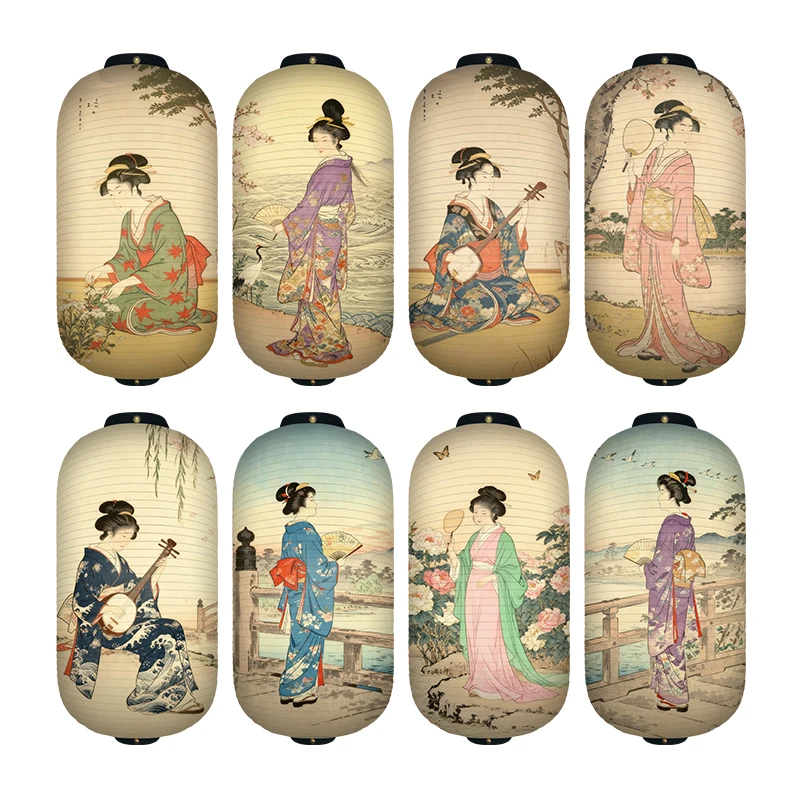 1PC Japanese Court Lady Patter - Japanese Lantern Paper のレビューと価格