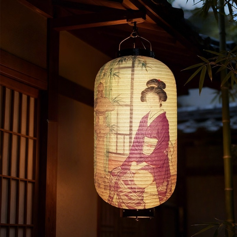 1PC Japanese Court Lady Patter - Japanese Lantern Paper のレビューと価格