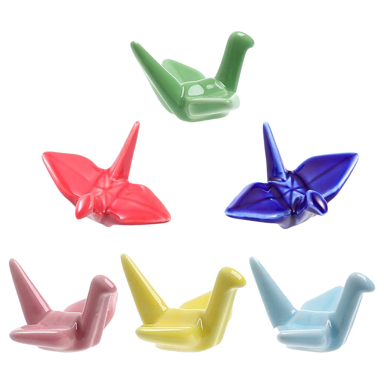 6Pcs Smooth Surface Ceramic Ch - Chopstick Rest Ceramic のレビューと価格
